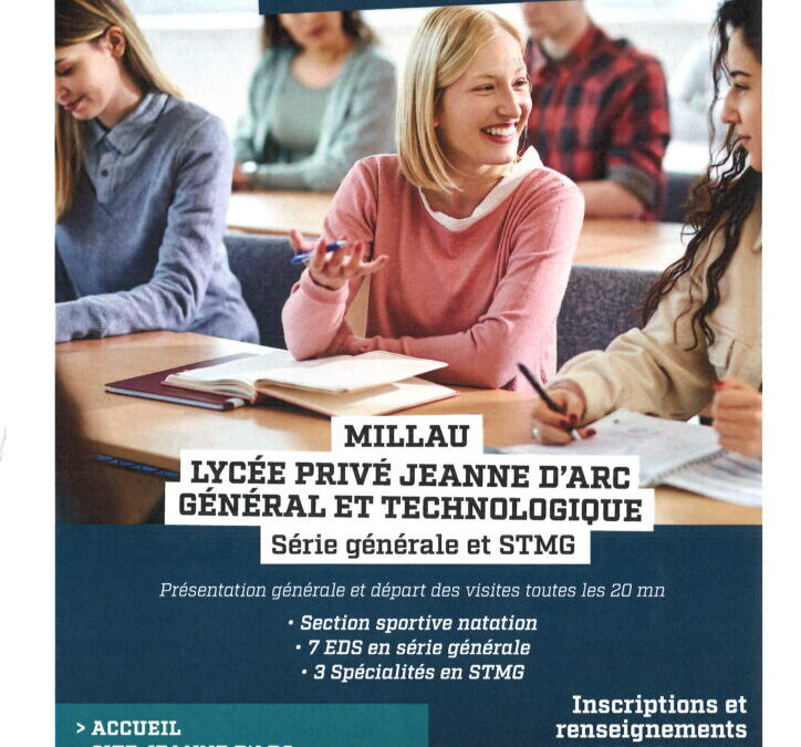 Portes Ouvertes Lycée Général – 2 mars 2024